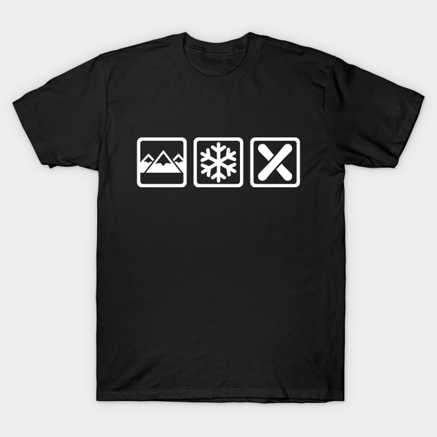 Snowboard T-Shirt by Designzz